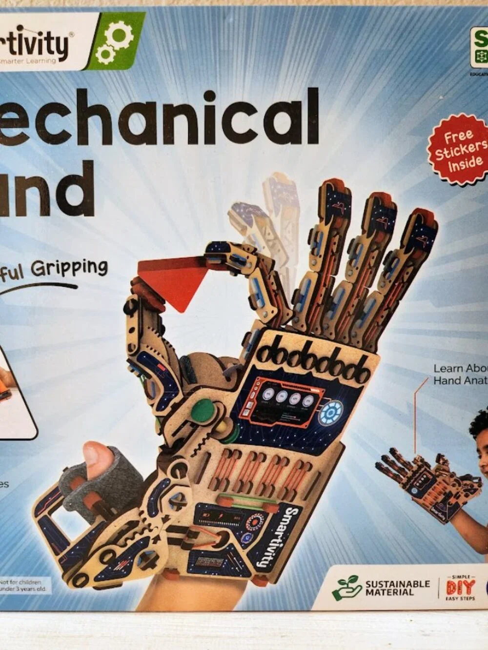 NEW Smartivity Mechanical Robotic Hand Robot DIY STEM Toy Educational Craft Proj